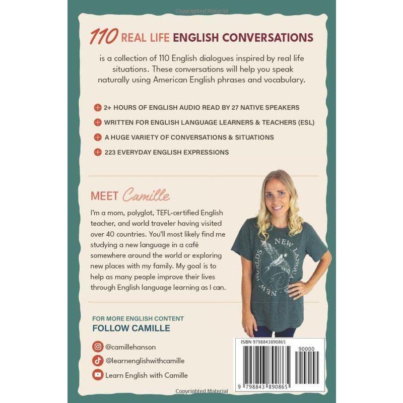 110 Real Life English Conversations: with AUDIO featuring 27 native sp