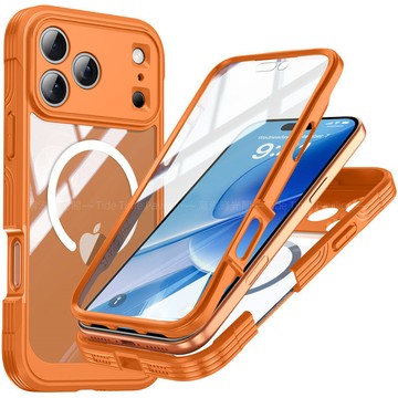 360°全包防水殼 磁吸無線充 防摔殼 適用於 蘋果 iPhone 17 16 15 14 13 12 Pro max