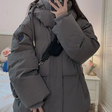 免運-羽絨棉服女冬新款寬鬆韓係設計感小衆外套棉襖加厚連帽棉衣麵包服