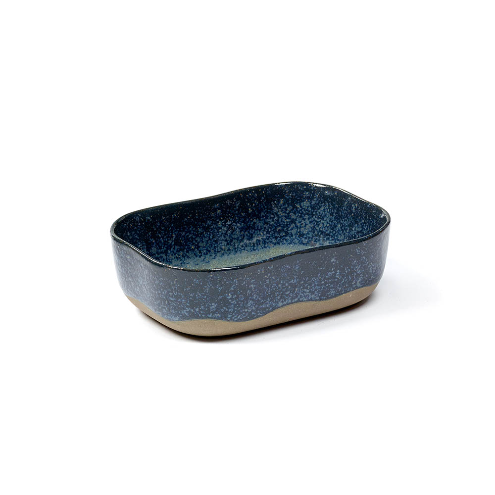比利時 SERAX MERCI N°6 長方深盤14.5cm-藍灰