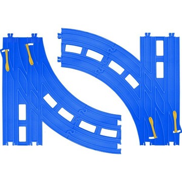 PLARAIL 火車軌道 R-28 複線轉轍器