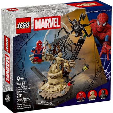 [樂享積木] LEGO 76334 史詩級對決：蜘蛛人 vs. 沙人 超級英雄系列