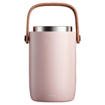 RELEA 物生物 316不鏽鋼超長保溫飯盒 含桶包 2.2L 3層  1個  迷迭粉