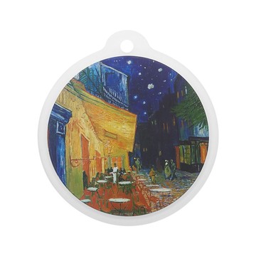 矽膠隔熱墊-梵谷 夜晚露天咖啡座