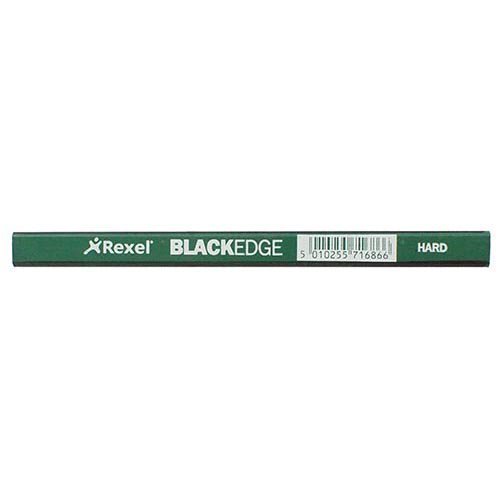 DERWENT ダーウェント Rexel BLACK EDGE・ハード(緑軸)