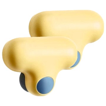 U-mop 二合一鏡子刷 尺寸約76*36*59mm  黃色  2個