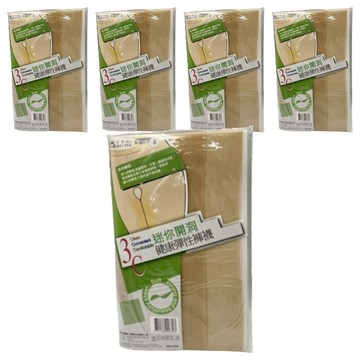 QueenTex 琨蒂絲 3C迷你開洞健康彈性褲襪  S-L  膚色  5組