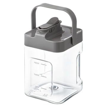 SHIMOYAMA 按壓式戶外用大容量冷水壺  灰色  1個  2.3L