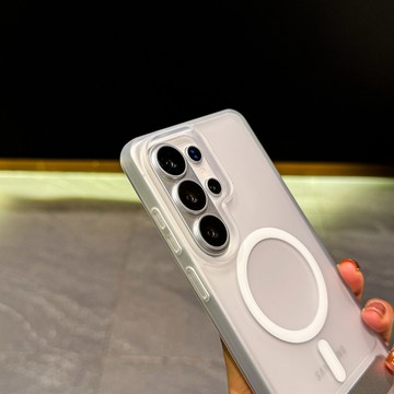 膚感磁吸保護殼 支架手機殼  適用於 三星 Galaxy S26Ultra S25 S24+ S26 支架保護殼