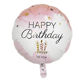 akachan honpo - 生日氣球-粉紅色