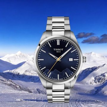 TISSOT 天梭錶 PR 100 簡約大三針 時尚腕錶 少女峰限定版 男錶 手錶-T1504101104102