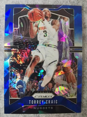 2019-20 Panini Prizm #87 克雷格（Torrey Craig）99編 藍碎冰