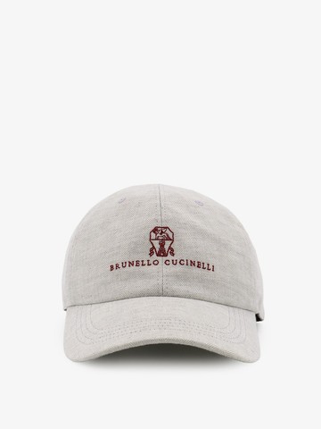 Linen Baseball Hat - BRUNELLO CUCINELLI - gender_Man