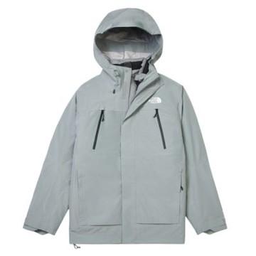 The North Face 北臉 外套 男 連帽外套 羽絨外套 三合一 防潑水 M STORMPEAK TRICLIMATE 灰 NF0A89ZMH5F