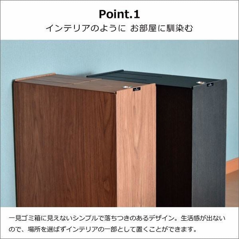ゴミ箱 おしゃれ 分別 30リットル キッチン 大型 スリム