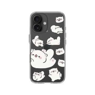 iPhone 16 Clear Case（相機按鈕） 透明 - fluffystar 毛絨絨星人 - Nini的每一刻