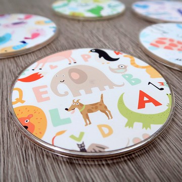 【聖誕節快速出貨】童趣動物園/防水壓克力5入一組杯