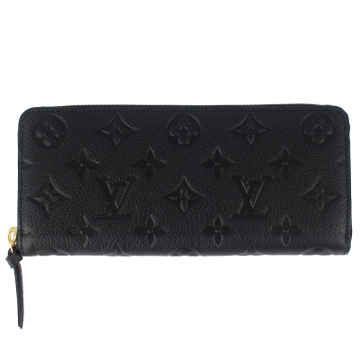 LV M60171 Monogram Empreinte LV壓紋拉鍊長夾