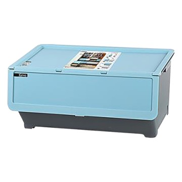 KEYWAY Hello前開式整理箱/HA5801/58L/藍
