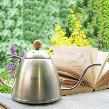 【輕盈好握】鈦壺 手沖咖啡壺／茶壺 1000ml｜細口設計 精確掌控水量 咖啡壺／茶壺 1000ml