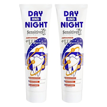 Day and Night 德恩奈 三效牙膏 抗敏感  130g  2條