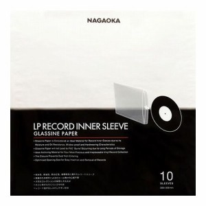 NAGAOKA グラシン紙 LPレコードインナースリーブ GRS-LP10(代引不可)