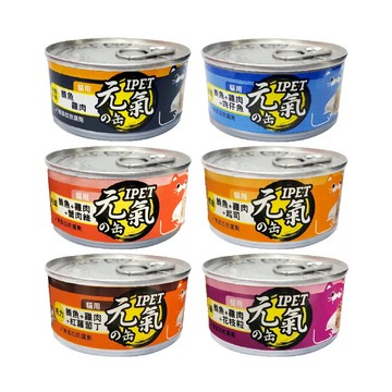 IPET 【24入組】元氣凍罐 100g (元氣缶)貓用