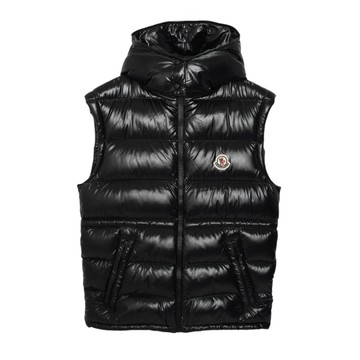 Moncler Enfant Kids 黑色羽絨背心