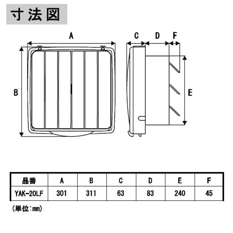 YUASA ユアサプライムス フィルター付き キッチン用換気扇 羽根径 20cm