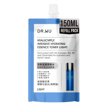 玻尿酸保濕精華化妝水補充包(清爽型)150ML