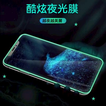 夜光防窺 氣囊防爆 鋼化膜 全屏保護貼 適用蘋果 iPhone 15 14 13 12 11 Pro Max保護殼