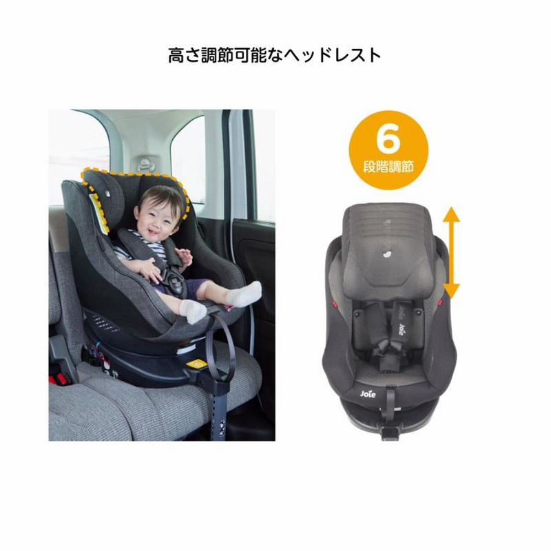 チャイルドシート 新生児 isofix 回転式 Joie 保護 KATOJI おしゃれ シンプル リクライニング 用品 車 ジュニアシート  Arc360° | LINEブランドカタログ