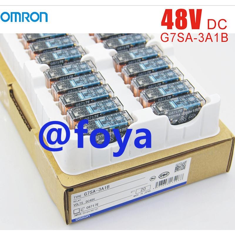 20個入セット 新品 OMRON オムロン G7SA-3A1B DC48 用リレー表面接続