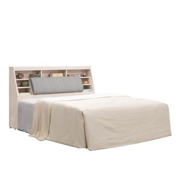 Homelike 喜家居雙人5尺收納掀床組(2色可選)(2233)雪松色