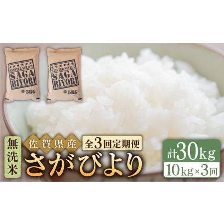 ふるさと納税 さがびより 無洗米 10kg（5kg×2袋）米 定期便 お米 佐賀 [HBL047] 佐賀県江北町