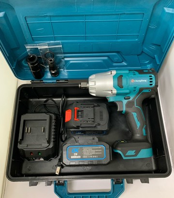 鋰電大扭力無刷扳手 城邦(牧田款) 21v雙電池 g款 銀 5.0ah /汽修衝擊電動風炮