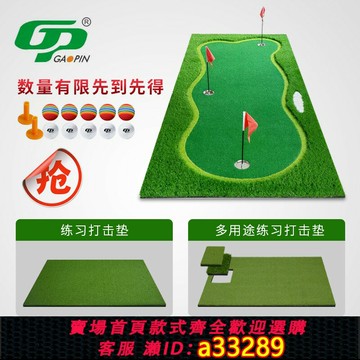 【台灣公司 可開發票】特價處理 GP高爾夫打擊墊揮桿練習器果嶺推桿室內家用高爾夫練習