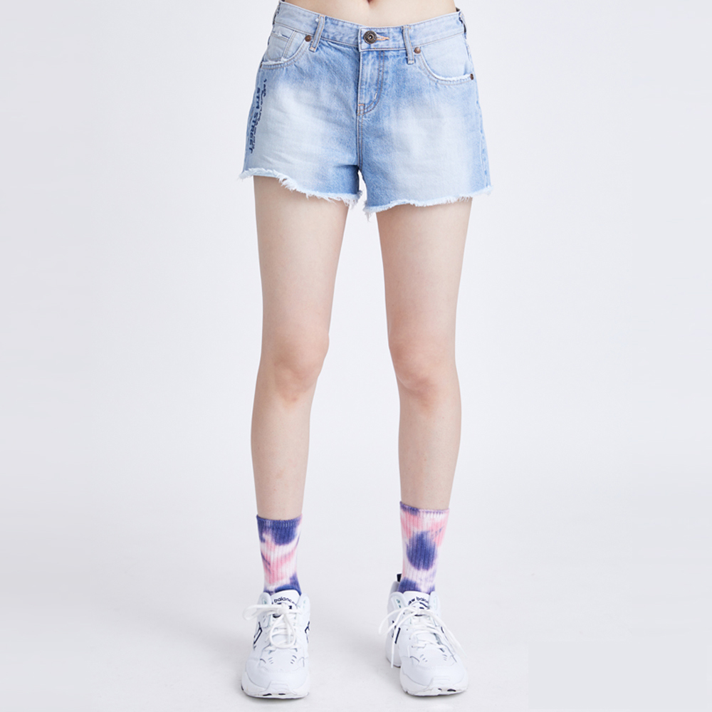 5th STREET｜女裝｜復古短褲｜漂淺藍推薦 | 新光三越skm online | LINE購物