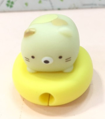 【震撼精品百貨】角落生物 Sumikko Gurashi~SAN-X 手機線保護套-貓咪#71527