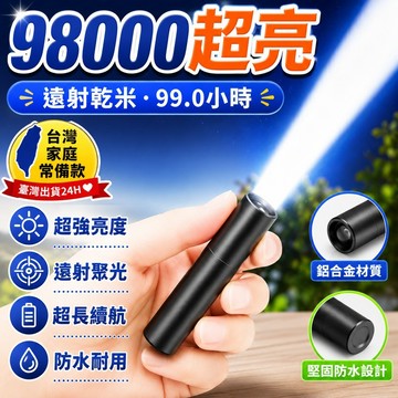 🔥臺灣出貨24H🔥迷你手電筒強光可充電超亮傢用小便攜袖珍照明學生戶外遠射LED燈hhfoof