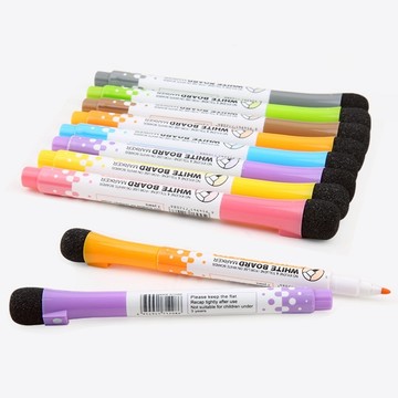 磁性式白板筆 5入裝 可擦寫白板筆 細頭 彩色筆 麥克筆 繪畫塗鴉 辦公事務 文具小物《Jami》