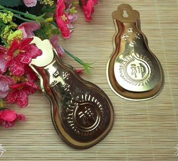 合金香爐門神掛爐壁爐不銹鋼潮汕風俗擺件金色入伙入宅門神插香爐