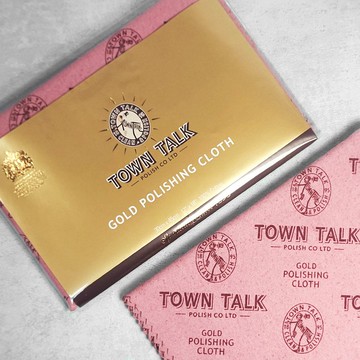 Town Talk 金器拭亮布 大款 擦金布/拭金布 黃金/白金/K金 保養