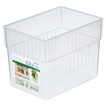 inomata 冰箱蔬果無分隔收納盒  12.8 x 14 x 18.1cm  1個