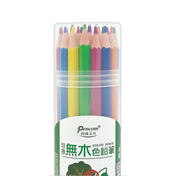 尚禹 可擦 無木色鉛筆 24色/筒 CP-150【APP滿額下單10%點數(單一帳號最高5000點)】1/31止