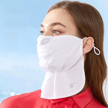 高爾夫防曬臉罩女圍脖防紫外線口罩戶外運動透氣冰絲面罩夏季護勁