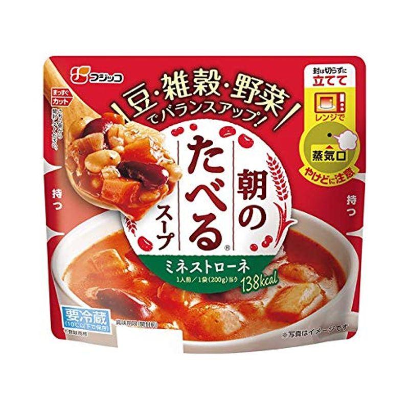 クール便フジッコ 朝のたべるスープ ミネストローネ 200g×10食