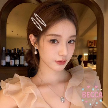 💝Becca【現貨-隔日到貨】D0005 髮夾 髮飾 瀏海夾 頭飾 側邊夾 側邊瀏海髮夾 小夾子 爪夾 飾品