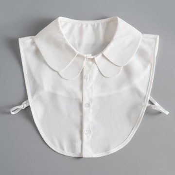 領先生雪紡襯衫假領子秋冬內搭打底裝飾領減齡翻領娃娃領毛衣領韓