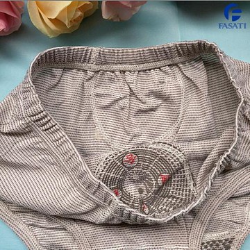 2條六和通脈納米磁能內褲 溫腰產婦暖宮干爽中老人磁石三角短褲衩